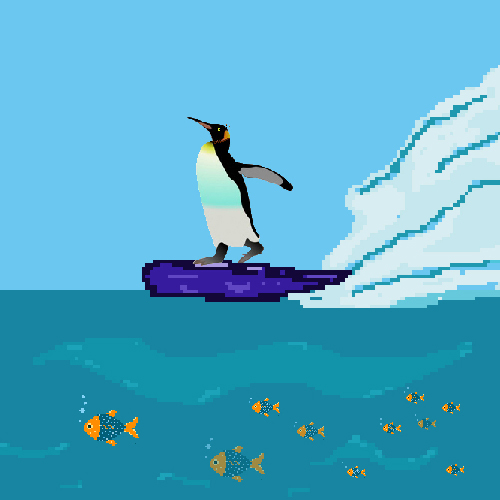 Penguin Surfing - Penguen